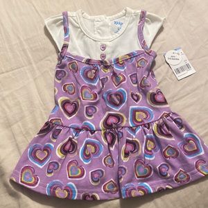 Baby girl short sleeve dress
